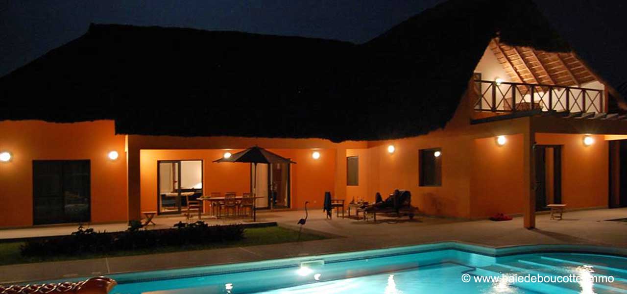 villa type saint louis construction réaliser par entreprise CEMAC résidence la baie de boucotte à cap skirring arvimedia sud du Sénégal